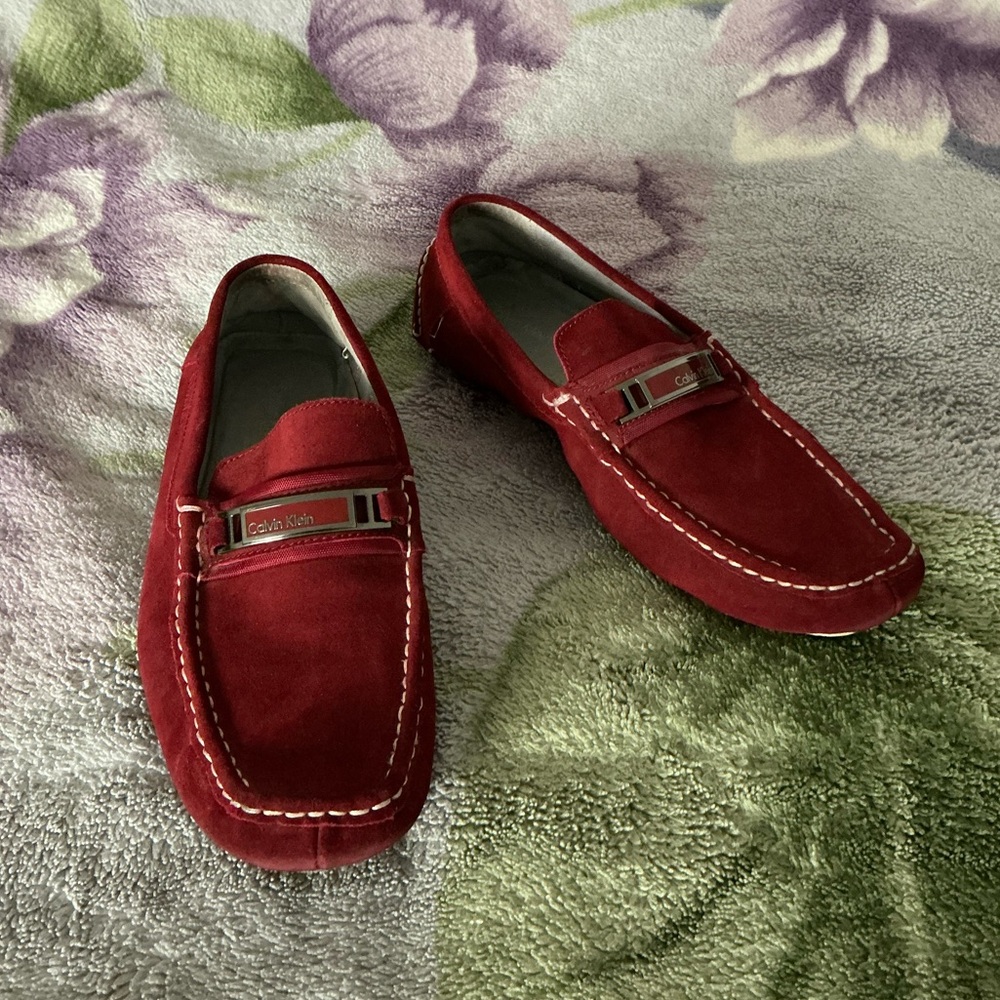 Calvin Klein Genuine Suede Men’s Mario Loafer